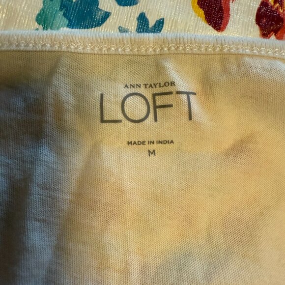 Loft Cream Tank with Gold Sequin Disks on Front - Medium - Picture 4 of 6